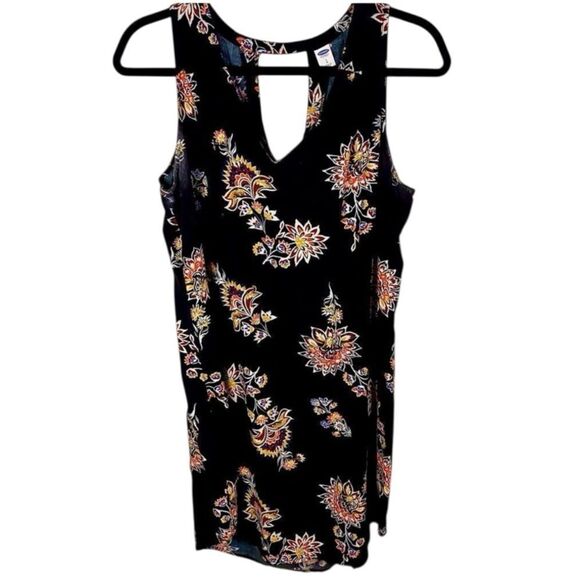 Old Navy Floral Shift Dress Sz L - Picture 1 of 4